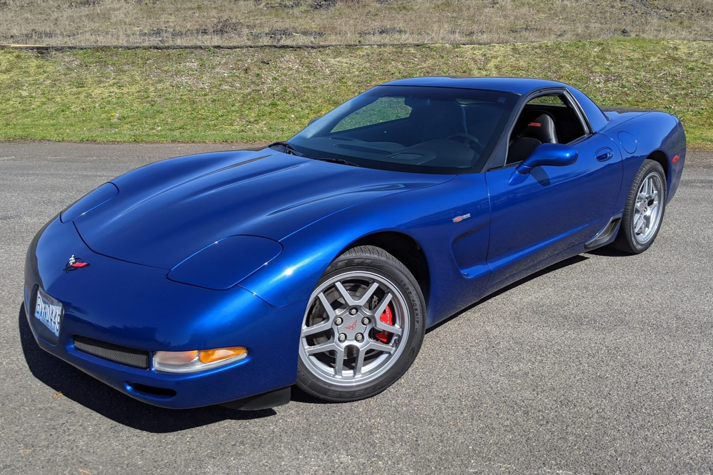 2002 Corvette Z06 in Electron Blue Metallic