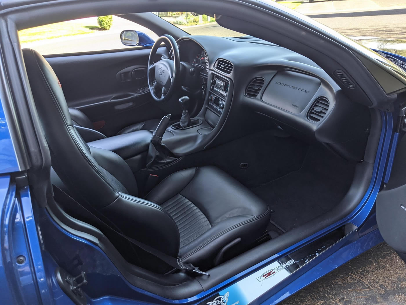 2002 Corvette Z06 in Electron Blue Metallic