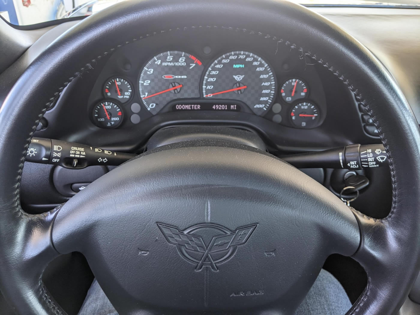 2002 Corvette Z06 in Electron Blue Metallic
