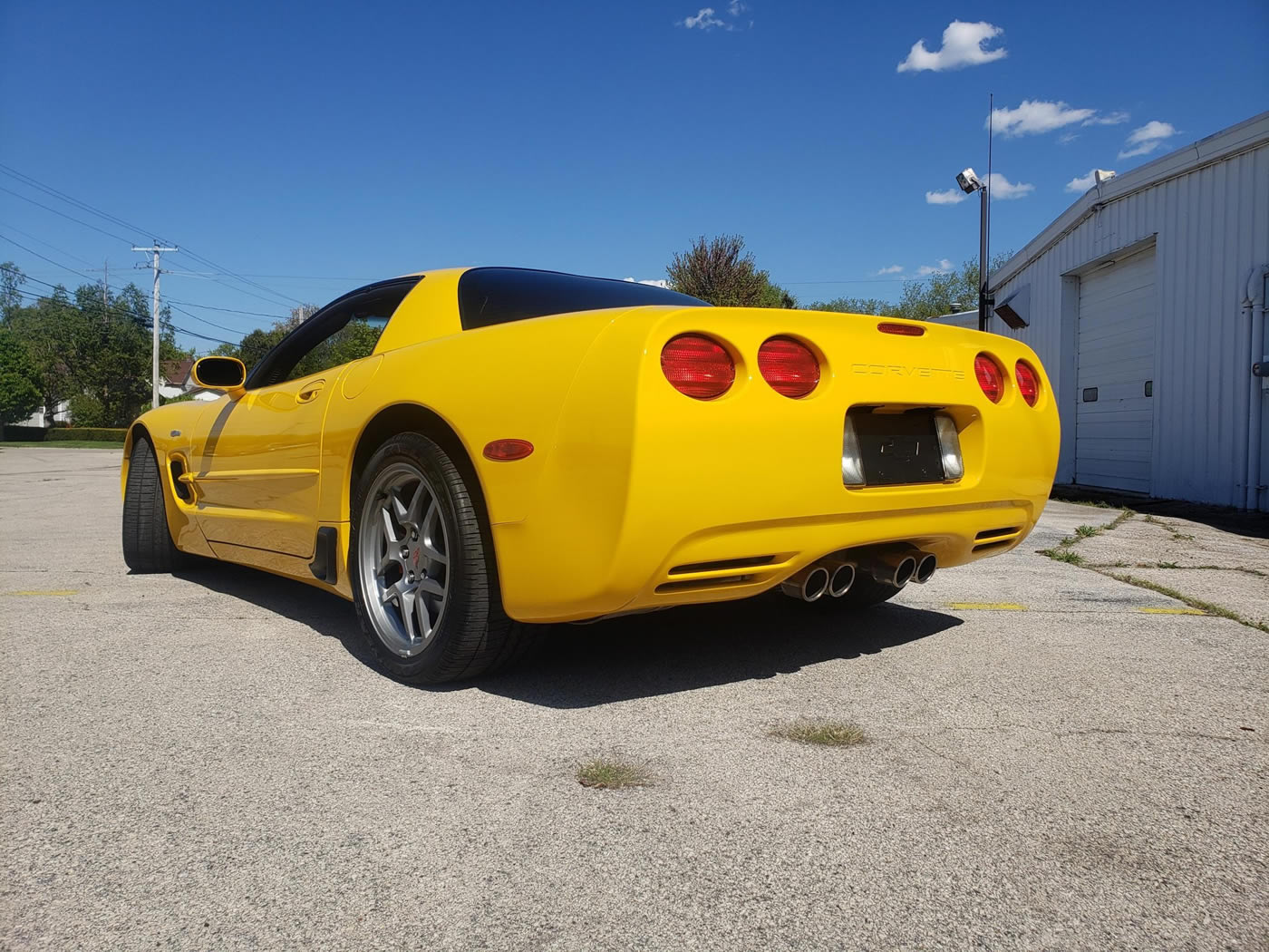 2002 Corvette Z06 in Millennium Yellow