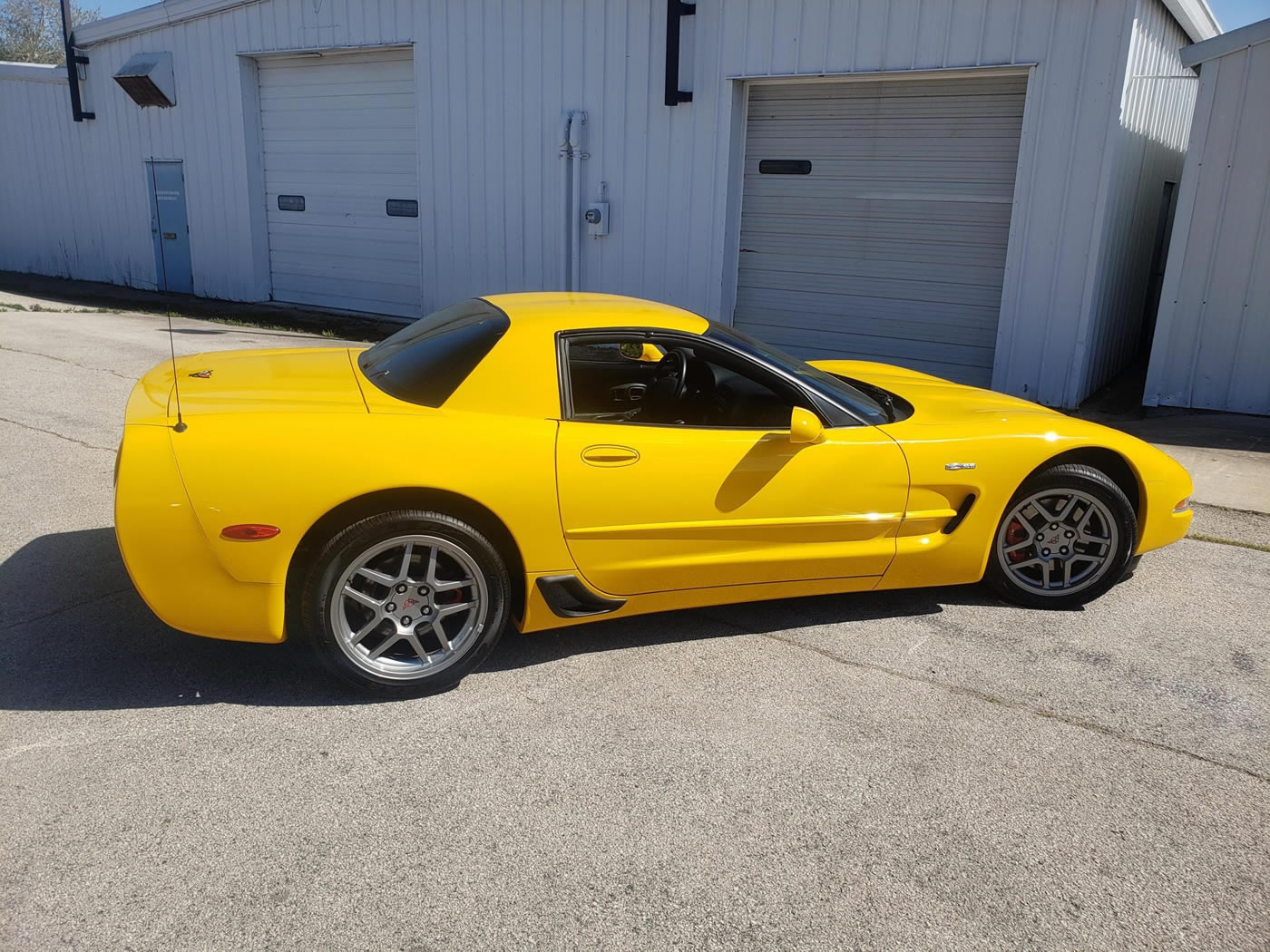 2002 Corvette Z06 in Millennium Yellow