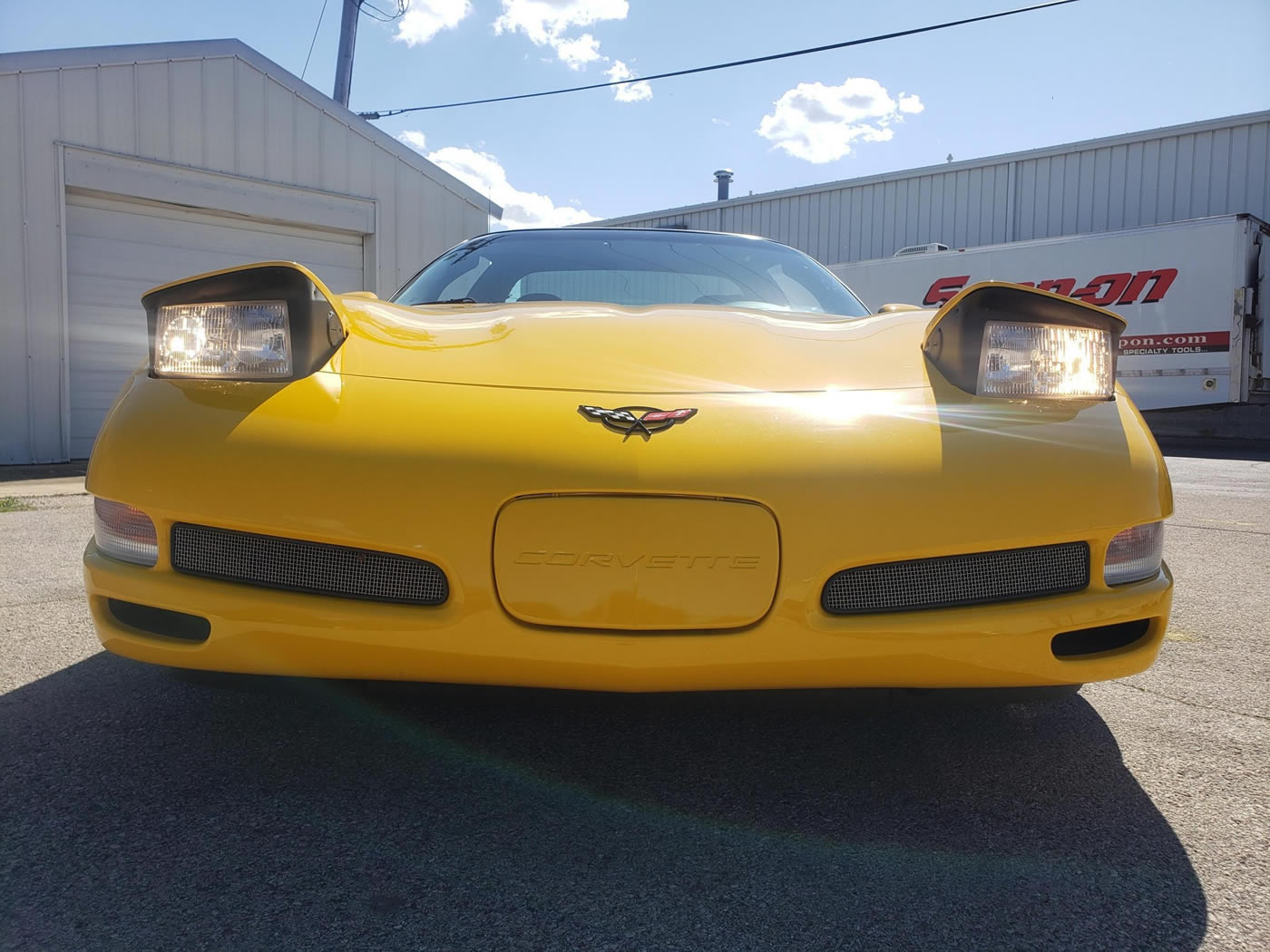 2002 Corvette Z06 in Millennium Yellow