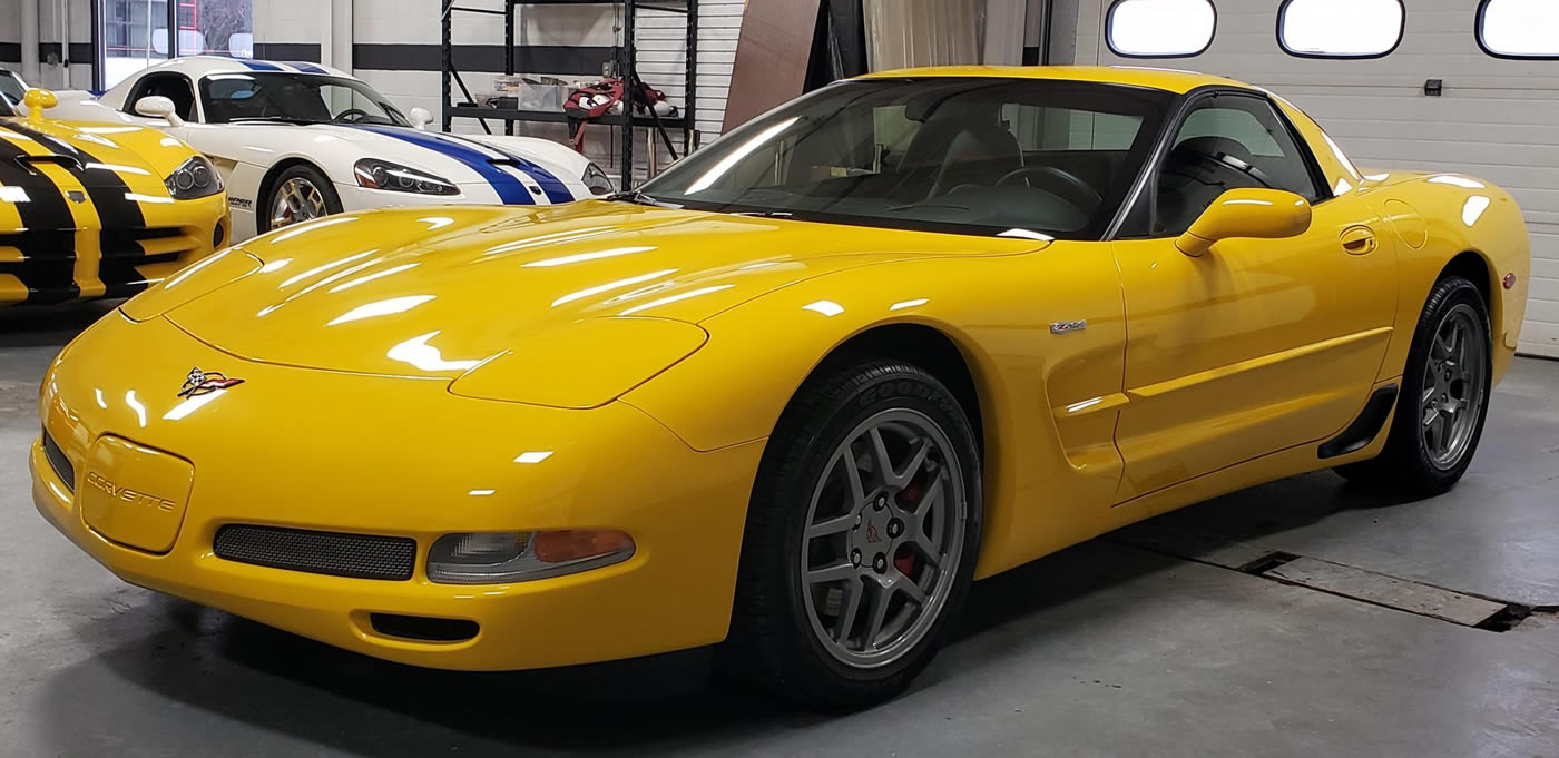 2002 Corvette Z06 in Millennium Yellow