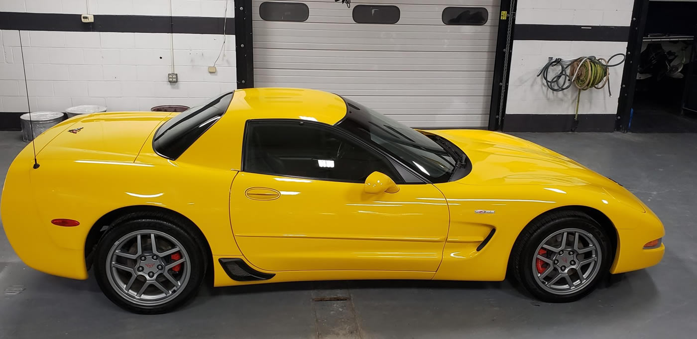 2002 Corvette Z06 in Millennium Yellow
