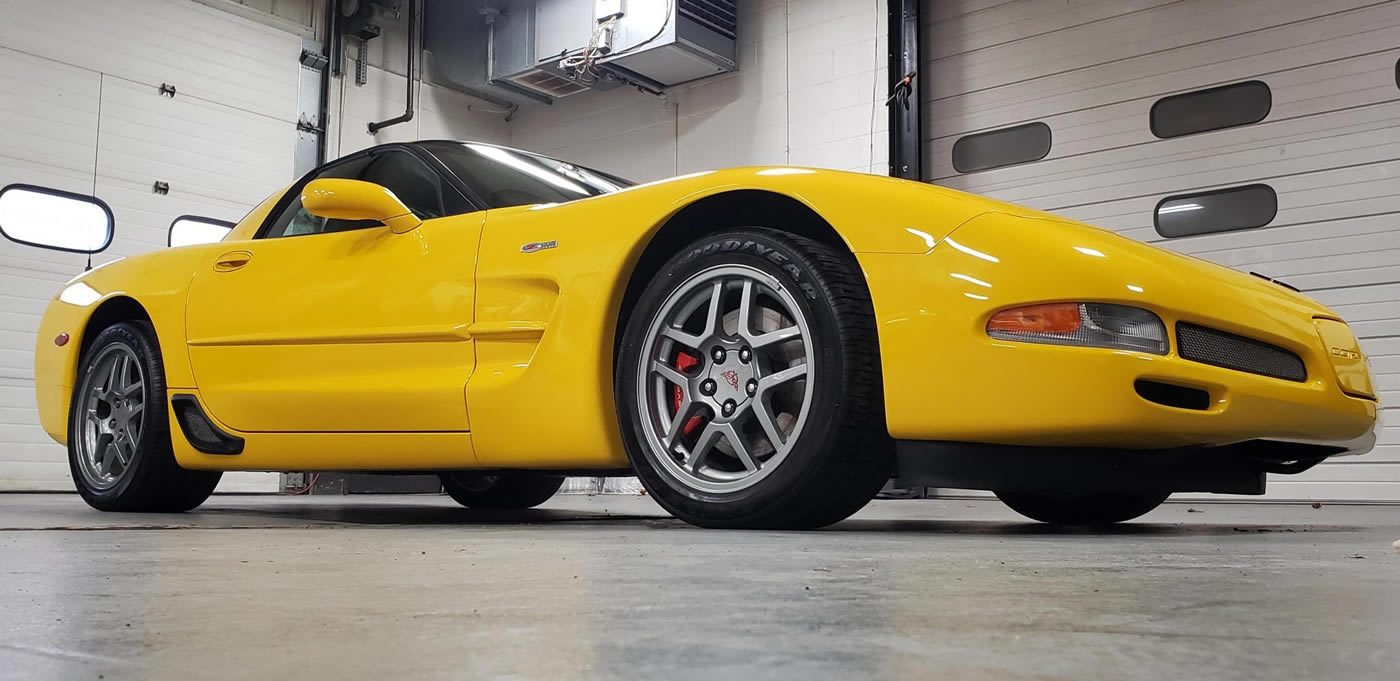 2002 Corvette Z06 in Millennium Yellow