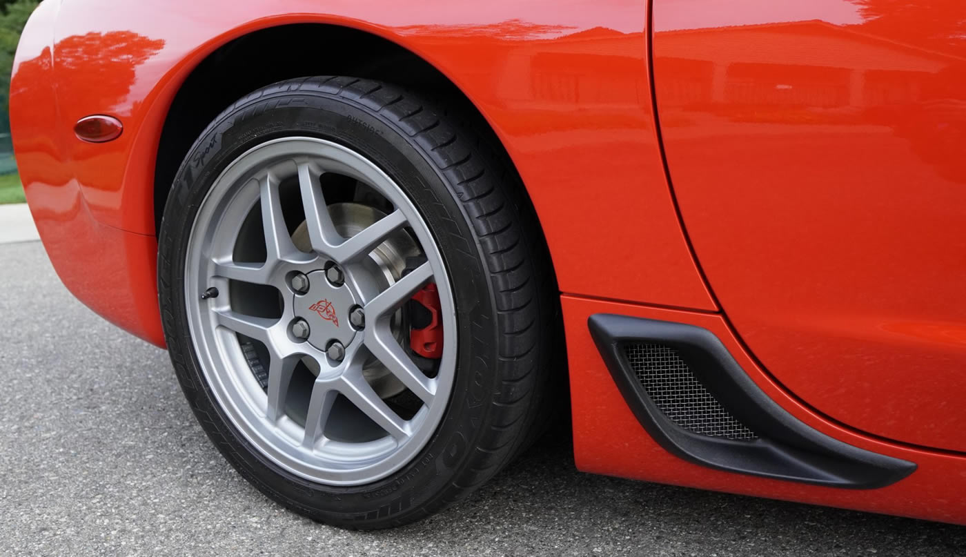 2002 Corvette Z06 in Torch Red