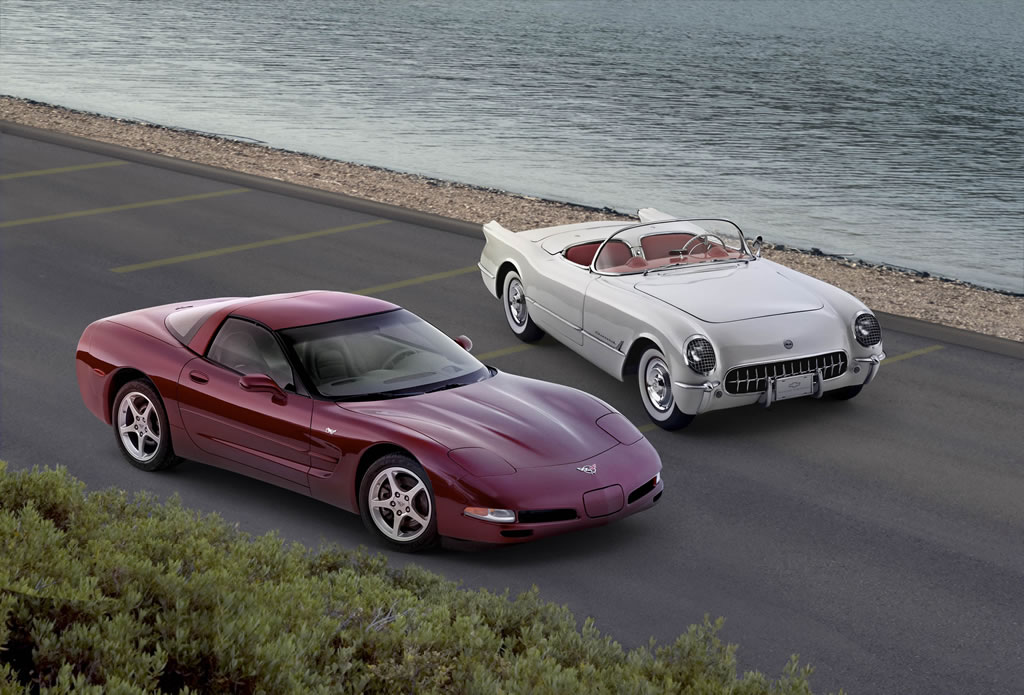 2003 and 1953 Corvettes