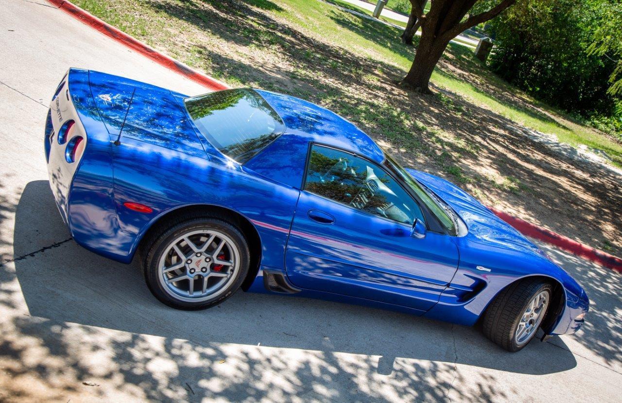 2003 Corvette Z06 in Electron Blue Metallic