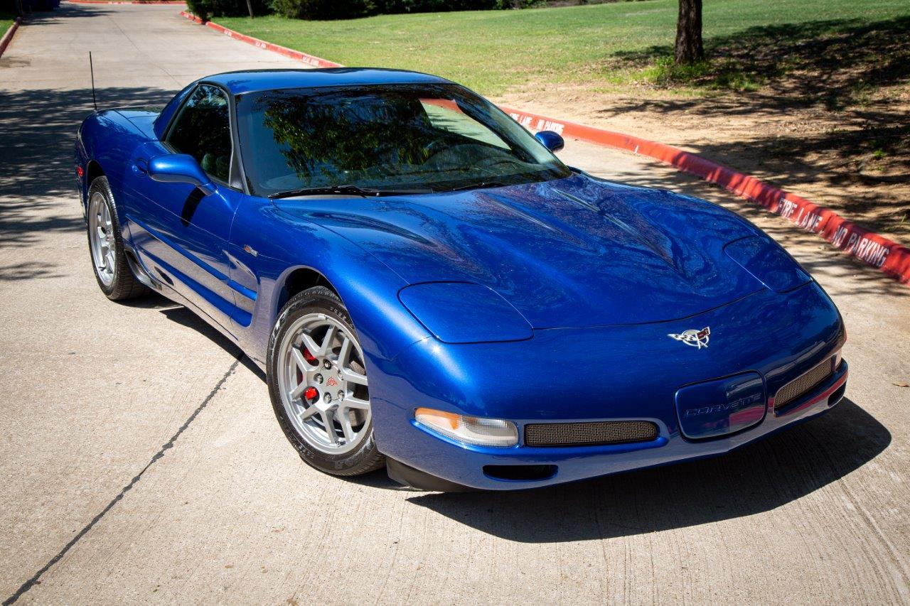 2003 Corvette Z06 in Electron Blue Metallic