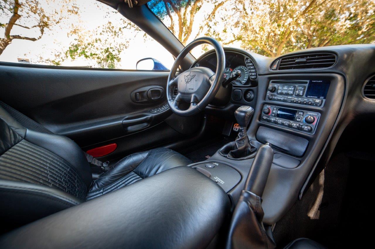 2003 Corvette Z06 in Electron Blue Metallic