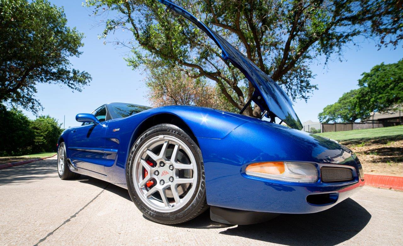2003 Corvette Z06 in Electron Blue Metallic