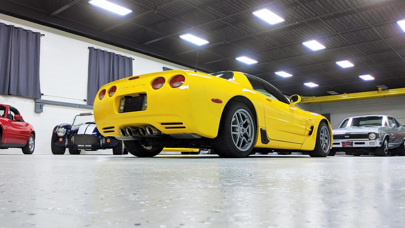 2003 Corvette Z06 in Millennium Yellow