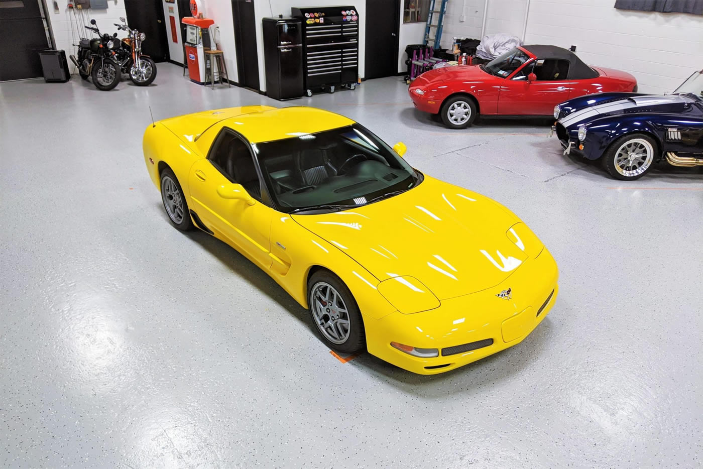 2003 Corvette Z06 in Millennium Yellow