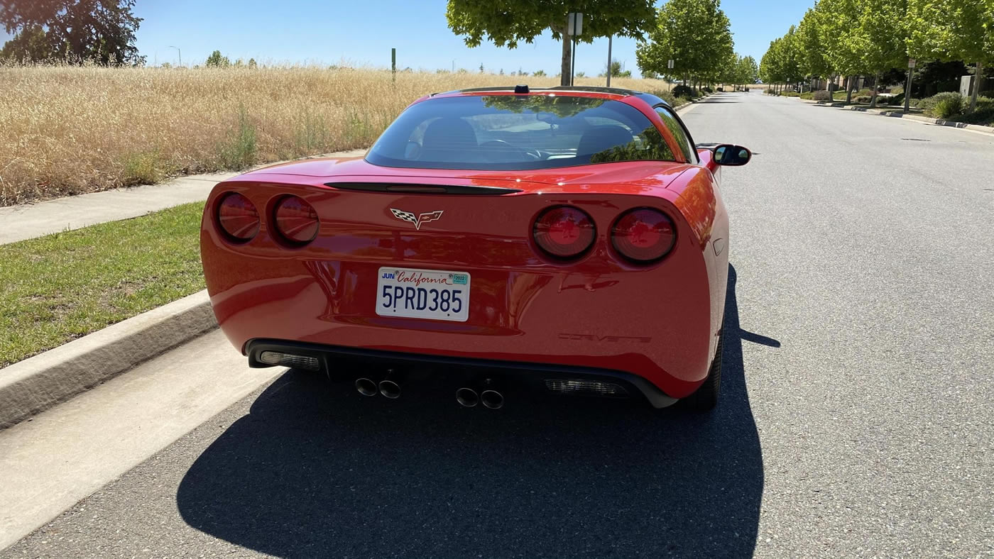 2005 Corvette in Victory Red