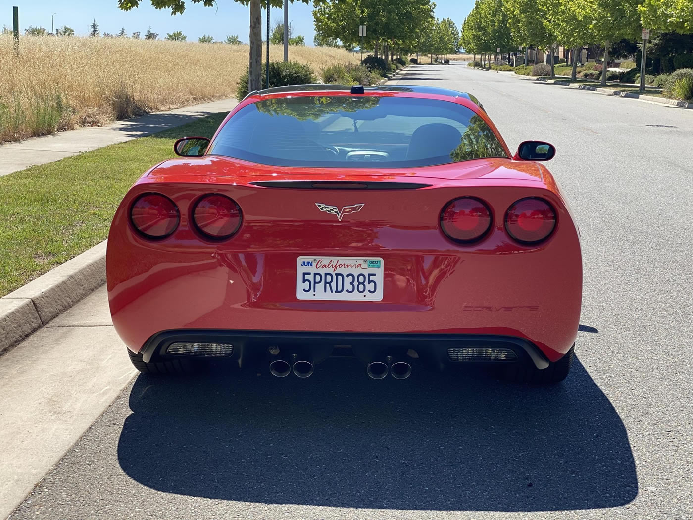 2005 Corvette in Victory Red