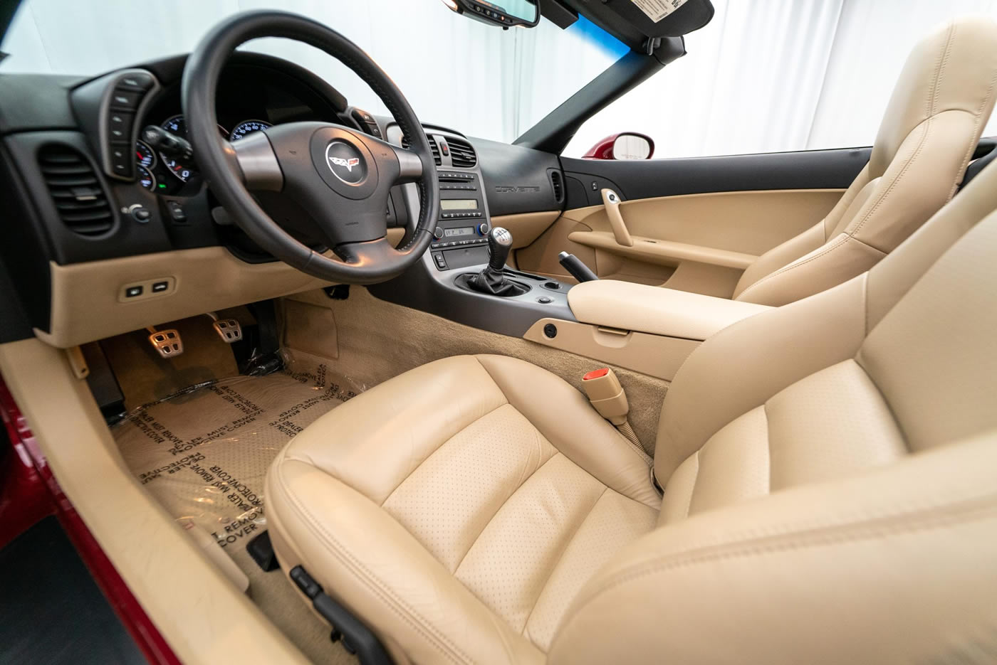 2006 Corvette Convertible in Monterey Red Metallic