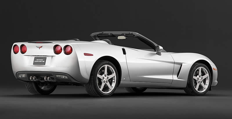 2006 Corvette Convertible - Rear Quarter View