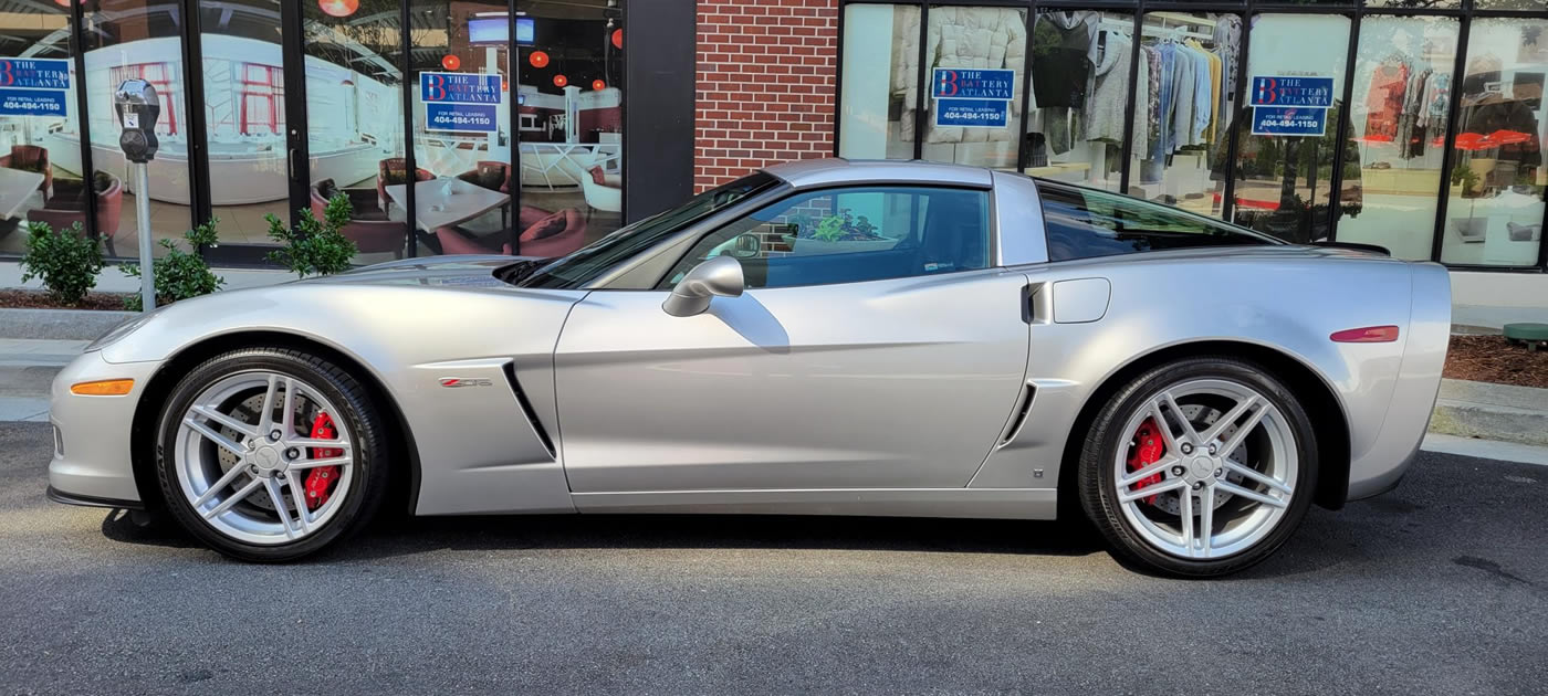 2006 Corvette Z06 2LZ in Machine Silver Metallic