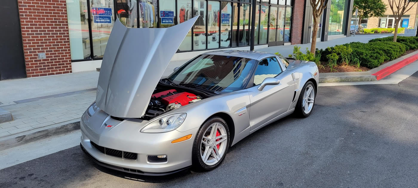 2006 Corvette Z06 2LZ in Machine Silver Metallic