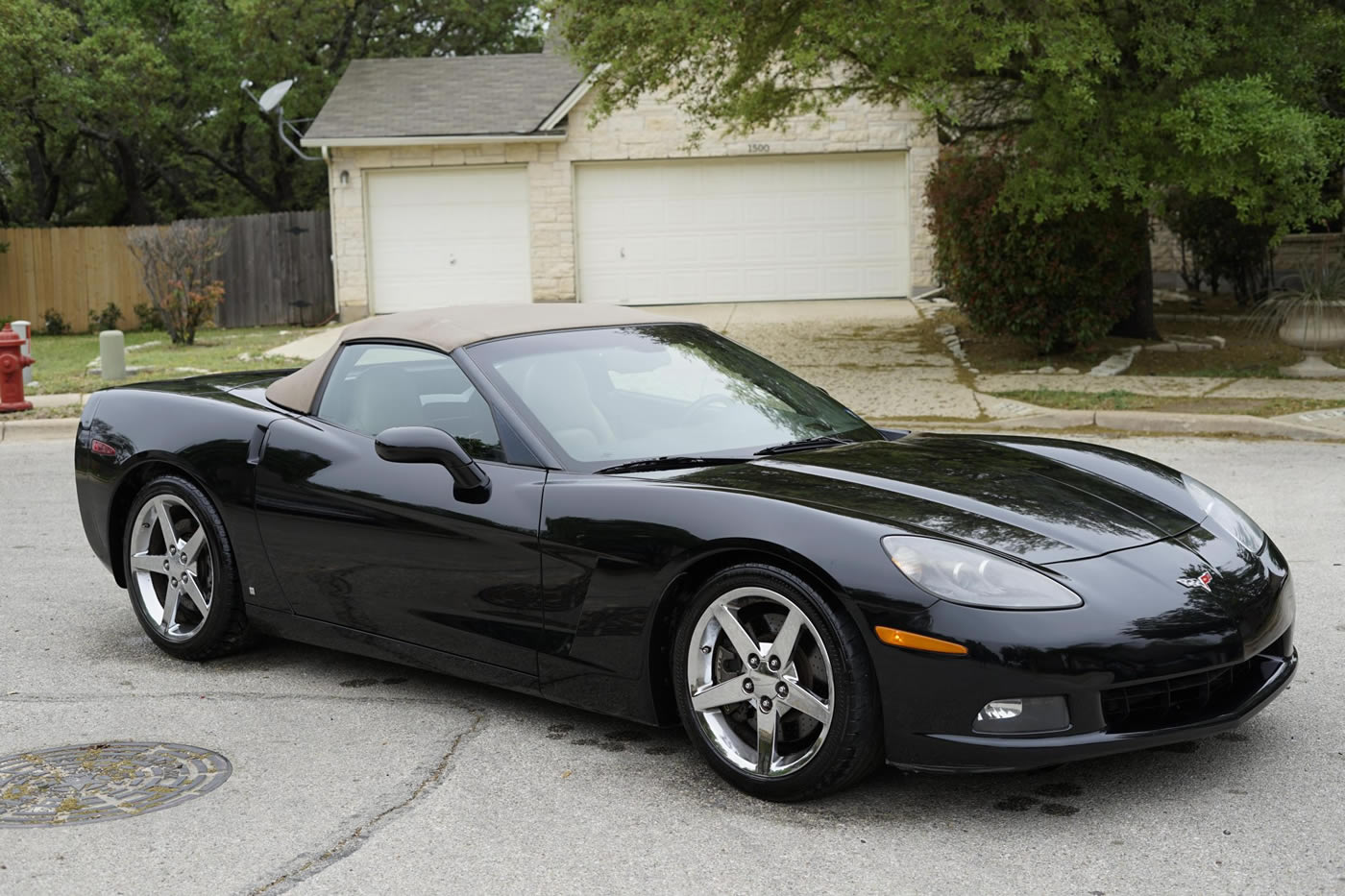 2007 Corvette Convertible in Black