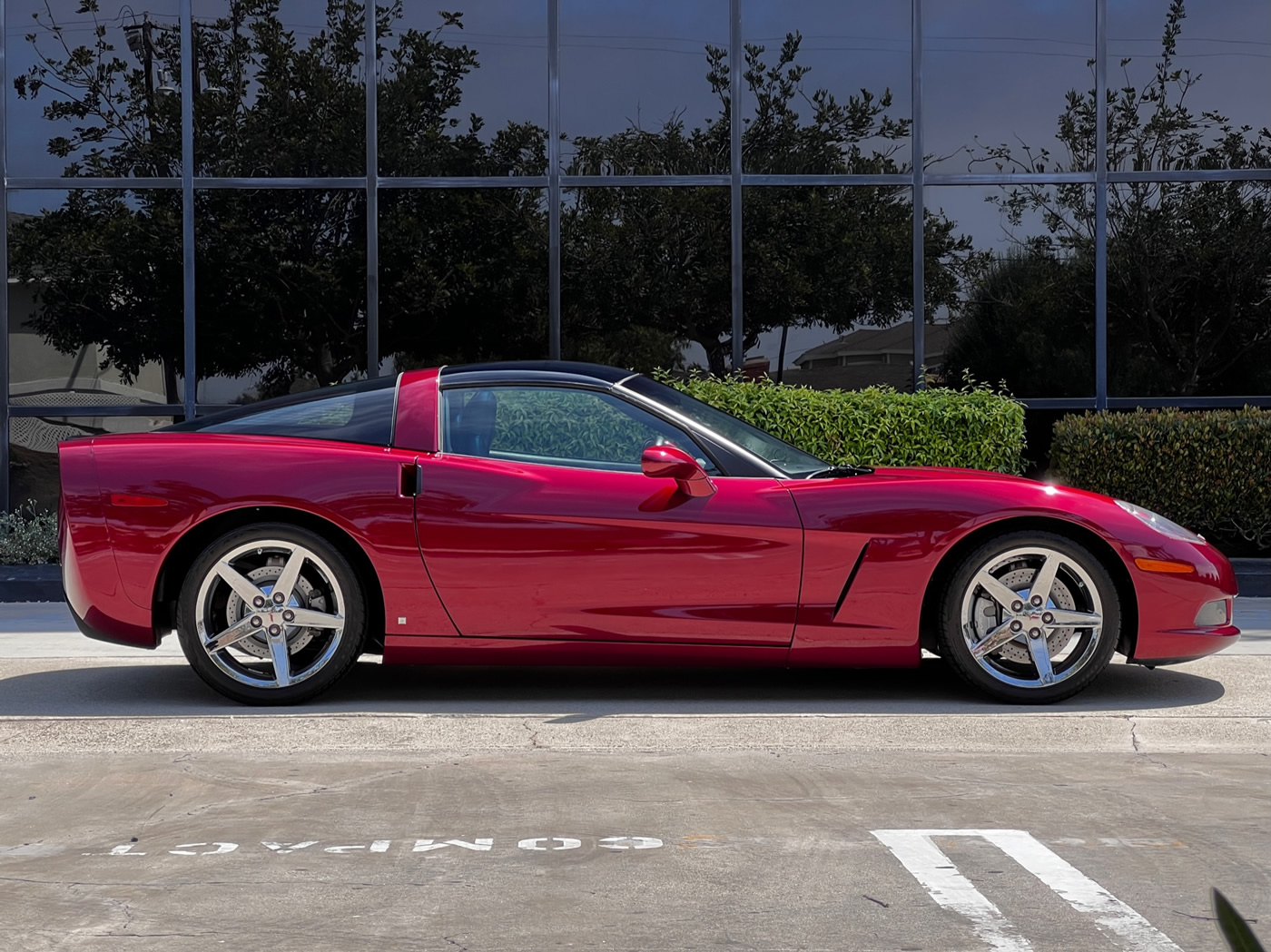 2007 Corvette Coupe in Monterey Red