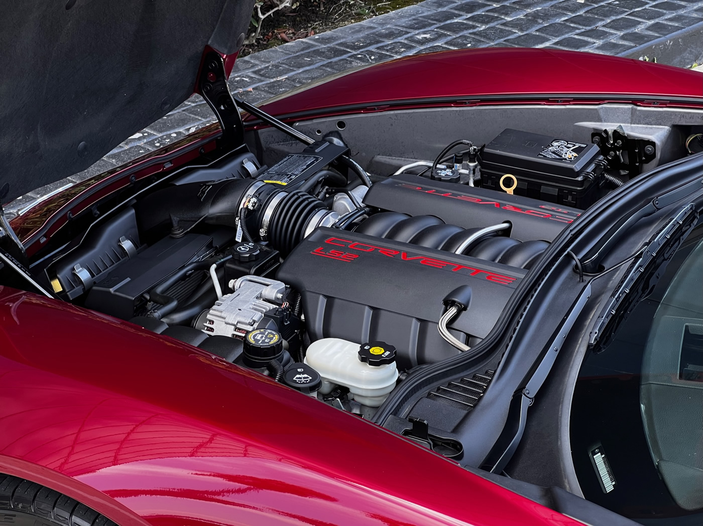 2007 Corvette Coupe in Monterey Red