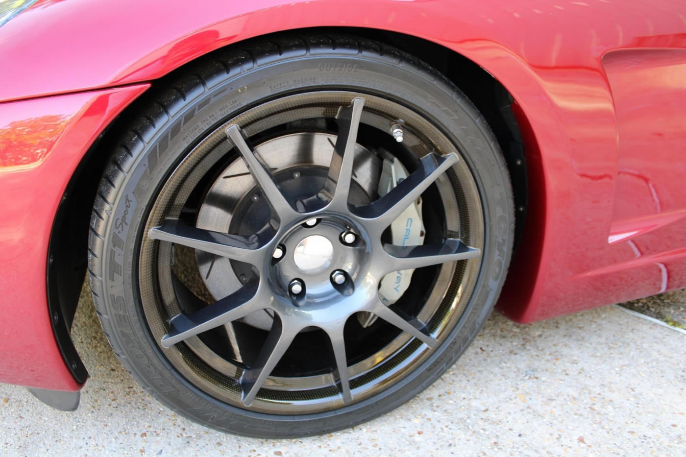 2008 Corvette Callaway C16 Coupe in Crystal Red Metallic