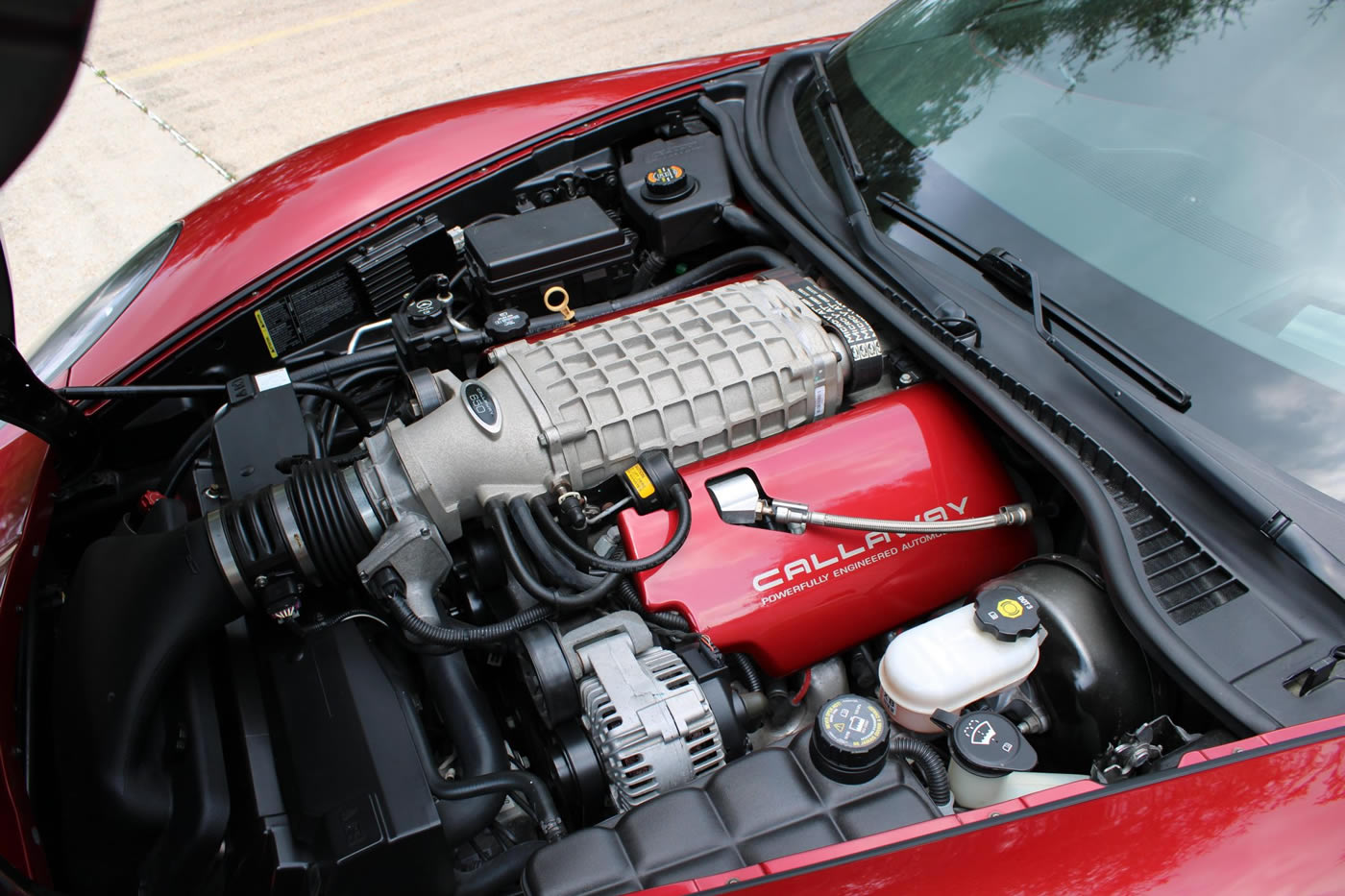 2008 Corvette Callaway C16 Coupe in Crystal Red Metallic