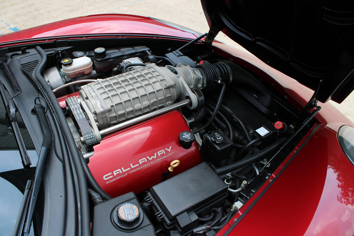 2008 Corvette Callaway C16 Coupe in Crystal Red Metallic