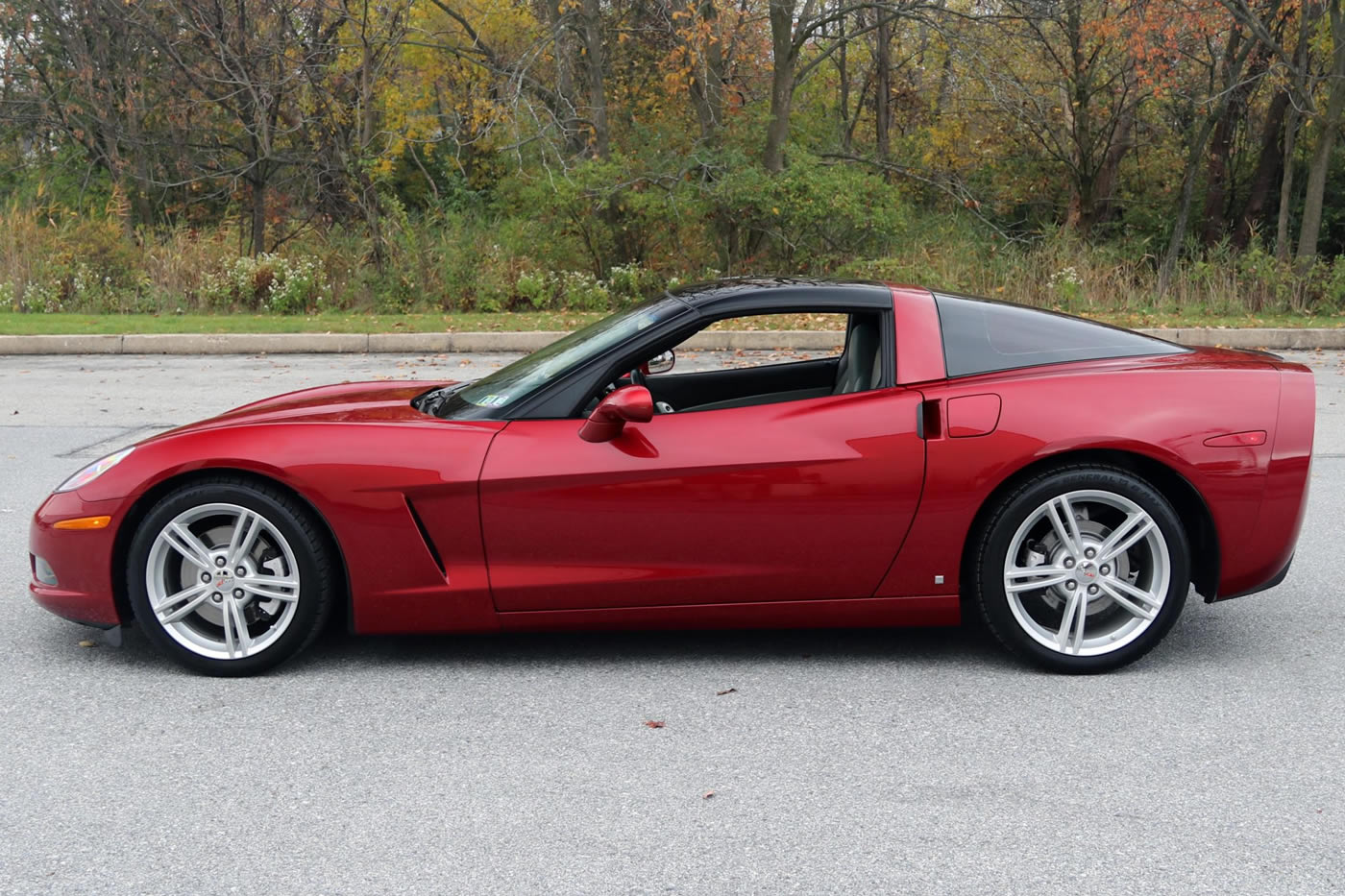 2008 Corvette Coupe in Crystal Red Metallic Tintcoat