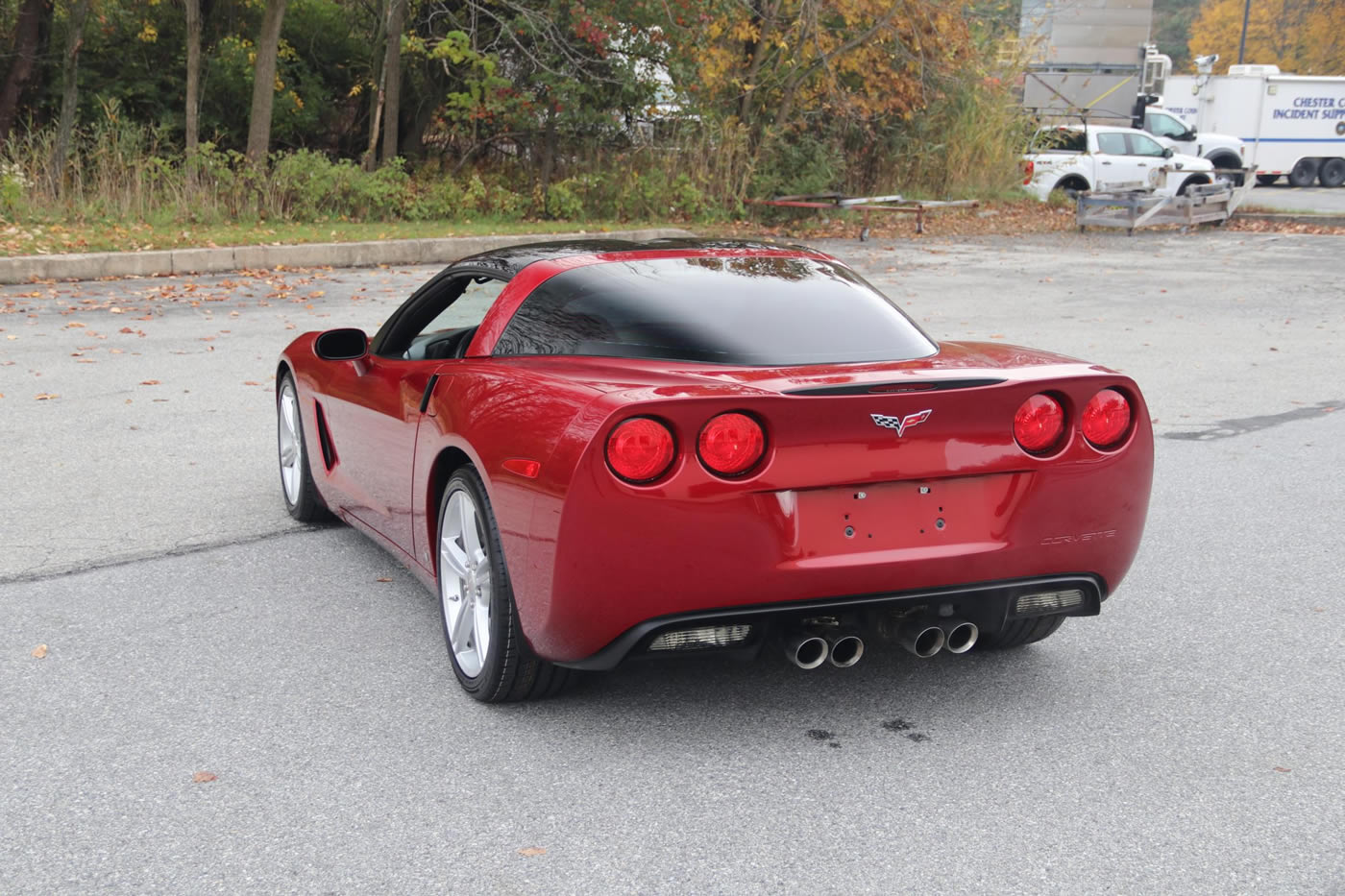 2008 Corvette Coupe in Crystal Red Metallic Tintcoat