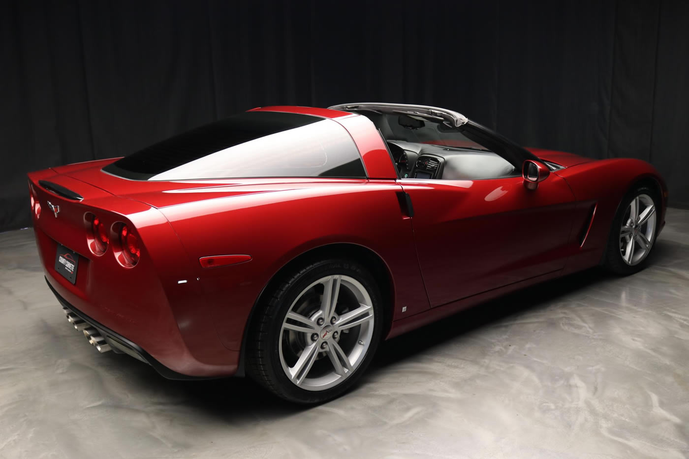 2008 Corvette Coupe in Crystal Red Metallic Tintcoat