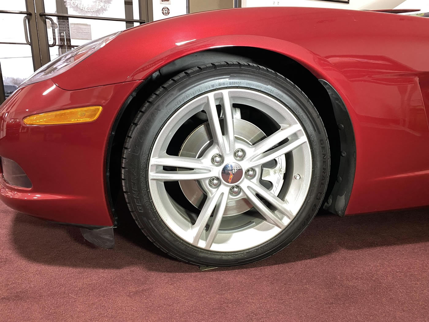 2008 Corvette Coupe in Crystal Red Metallic Tintcoat