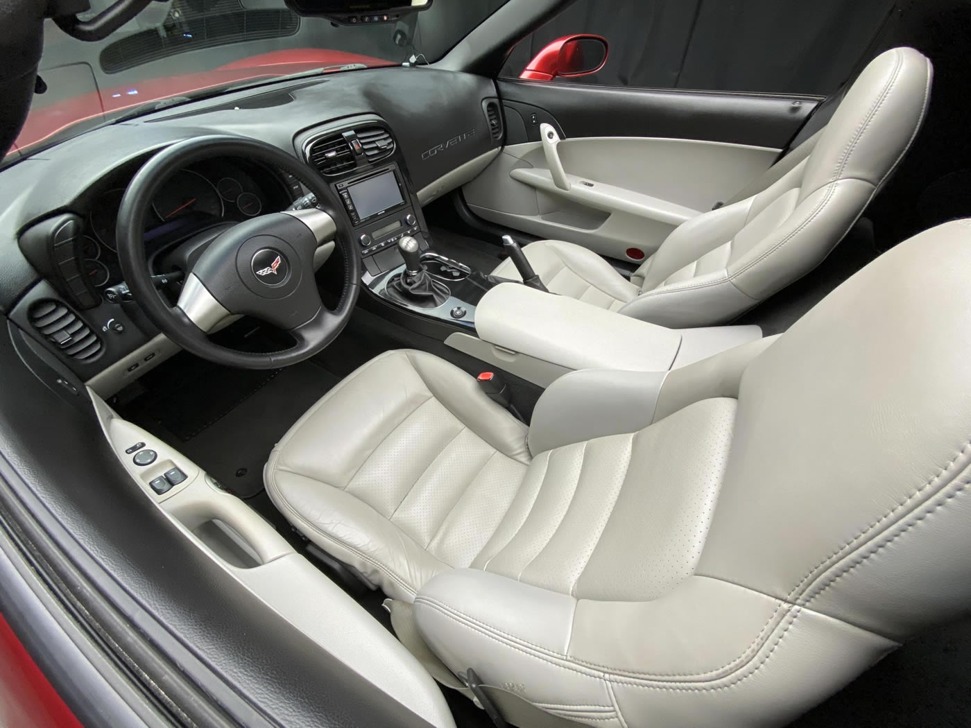 2008 Corvette Coupe in Crystal Red Metallic Tintcoat