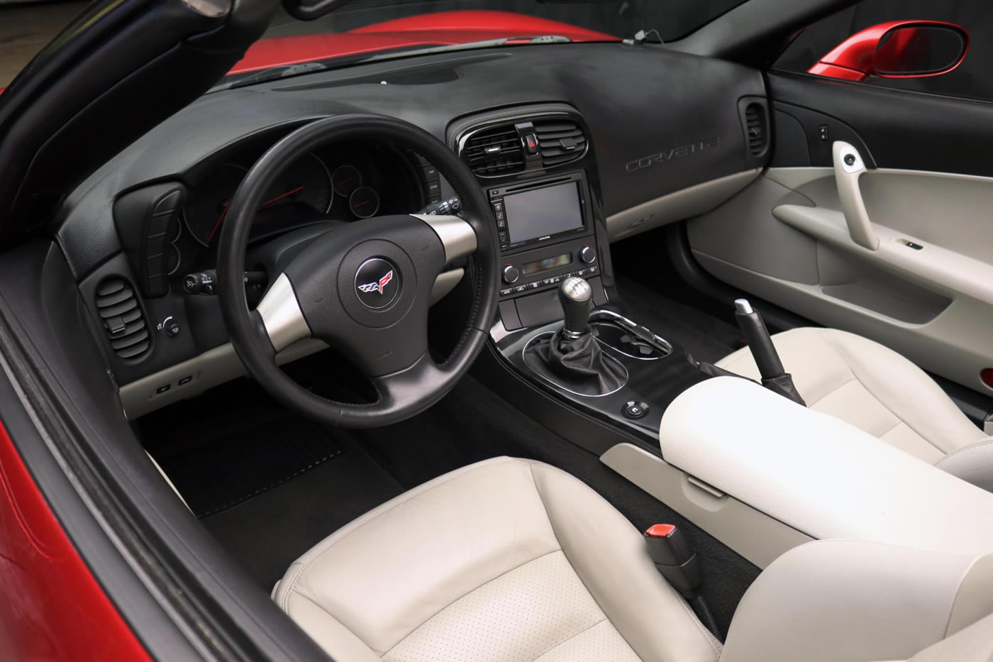 2008 Corvette Coupe in Crystal Red Metallic Tintcoat