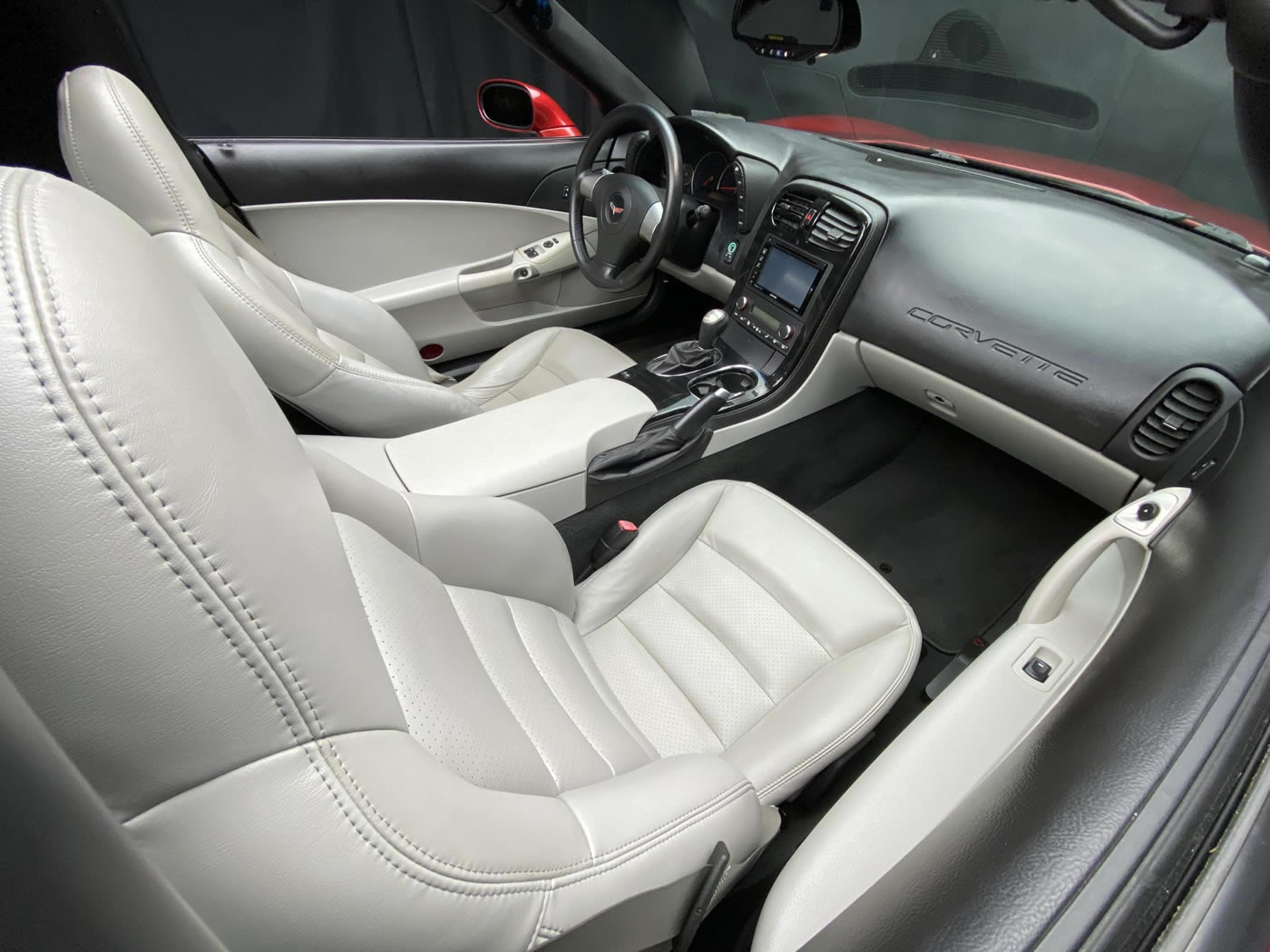 2008 Corvette Coupe in Crystal Red Metallic Tintcoat