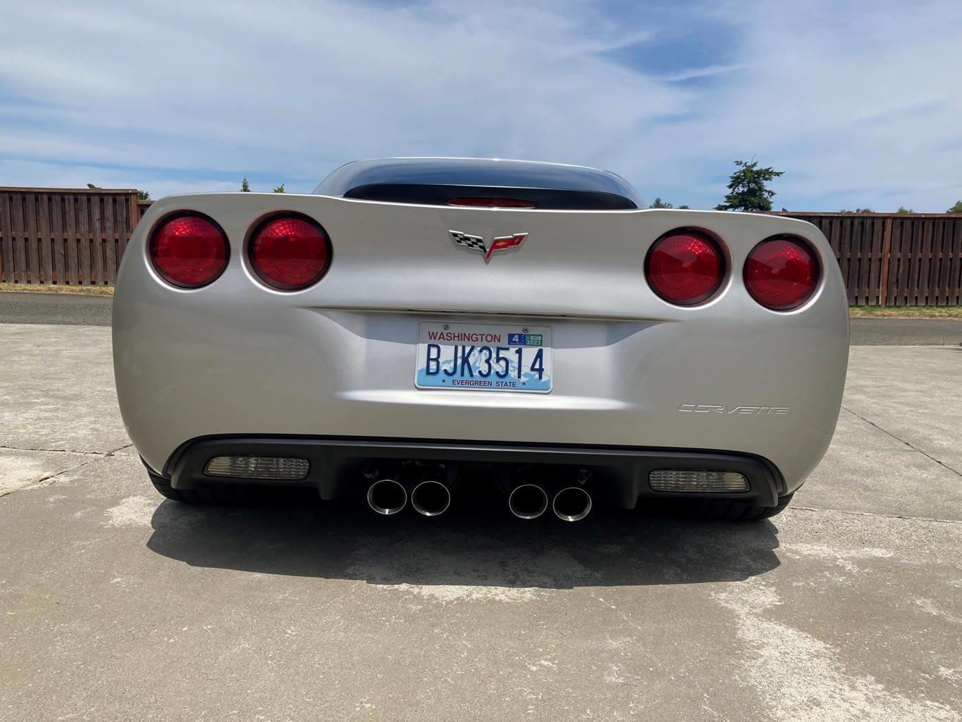 2008 Corvette Z06 in Machine Silver Metallic
