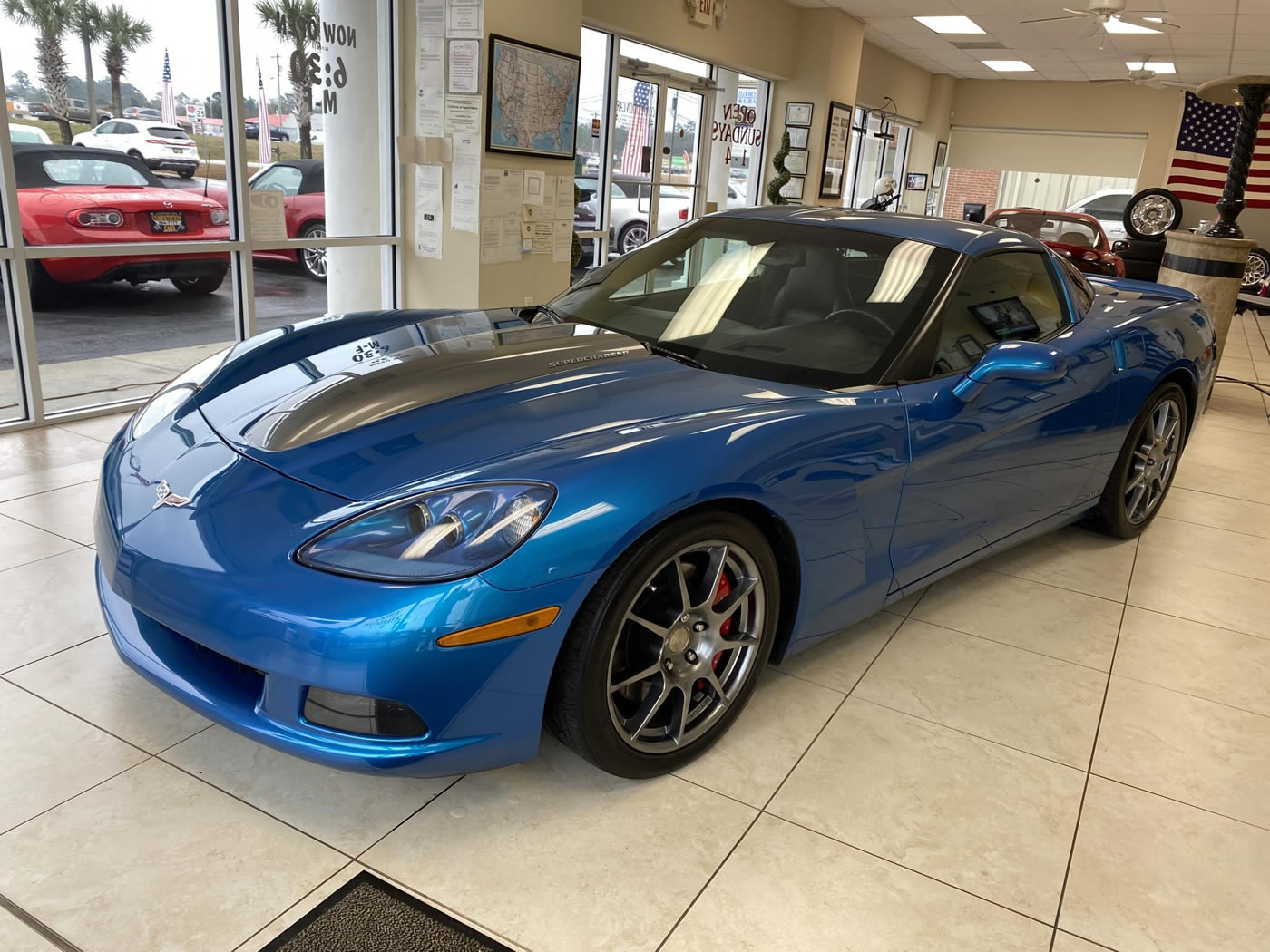 2009 Corvette Callaway SC580 in Jetstream Blue