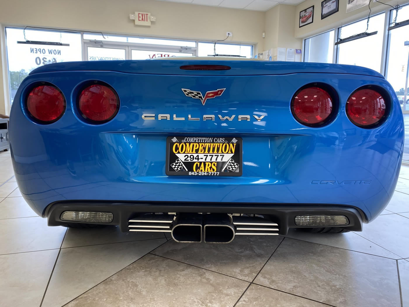 2009 Corvette Callaway SC580 in Jetstream Blue