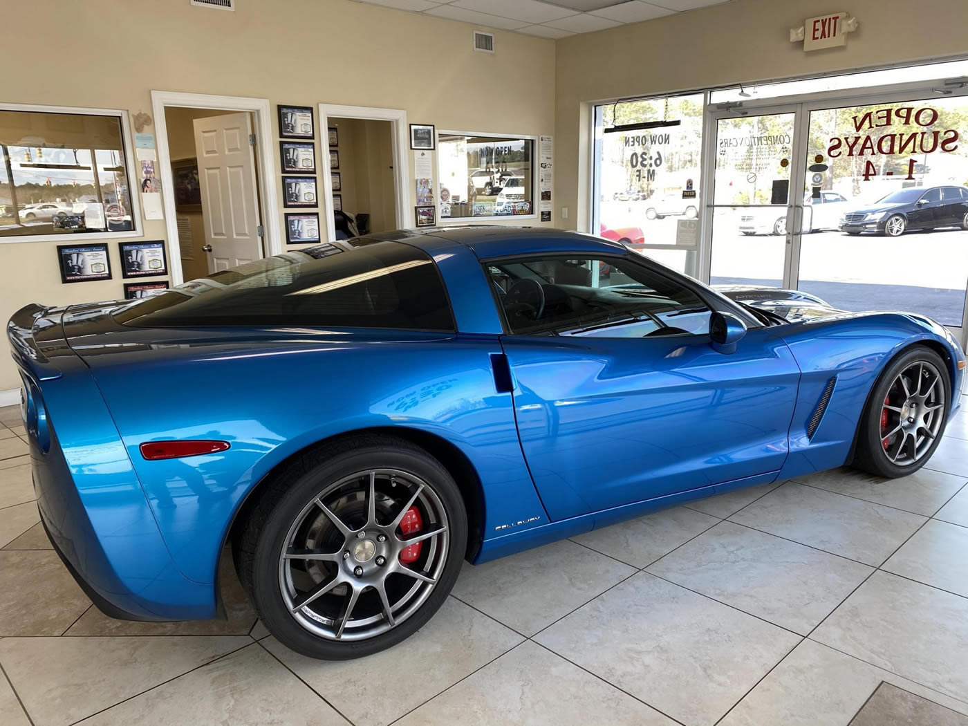 2009 Corvette Callaway SC580 in Jetstream Blue