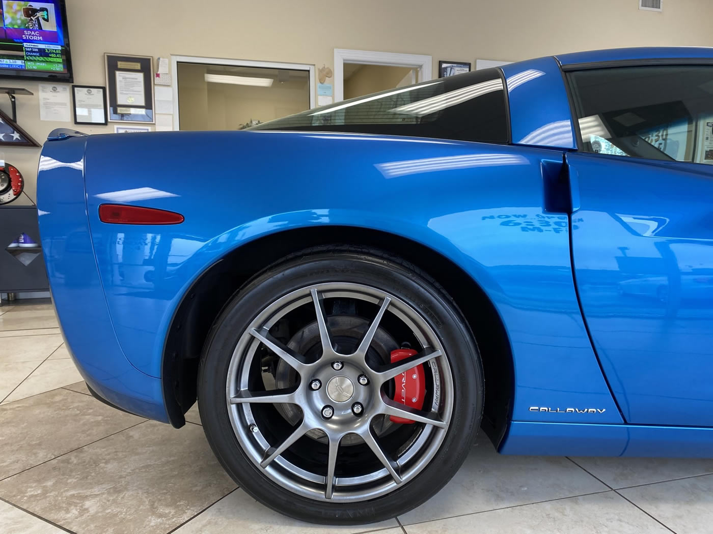 2009 Corvette Callaway SC580 in Jetstream Blue