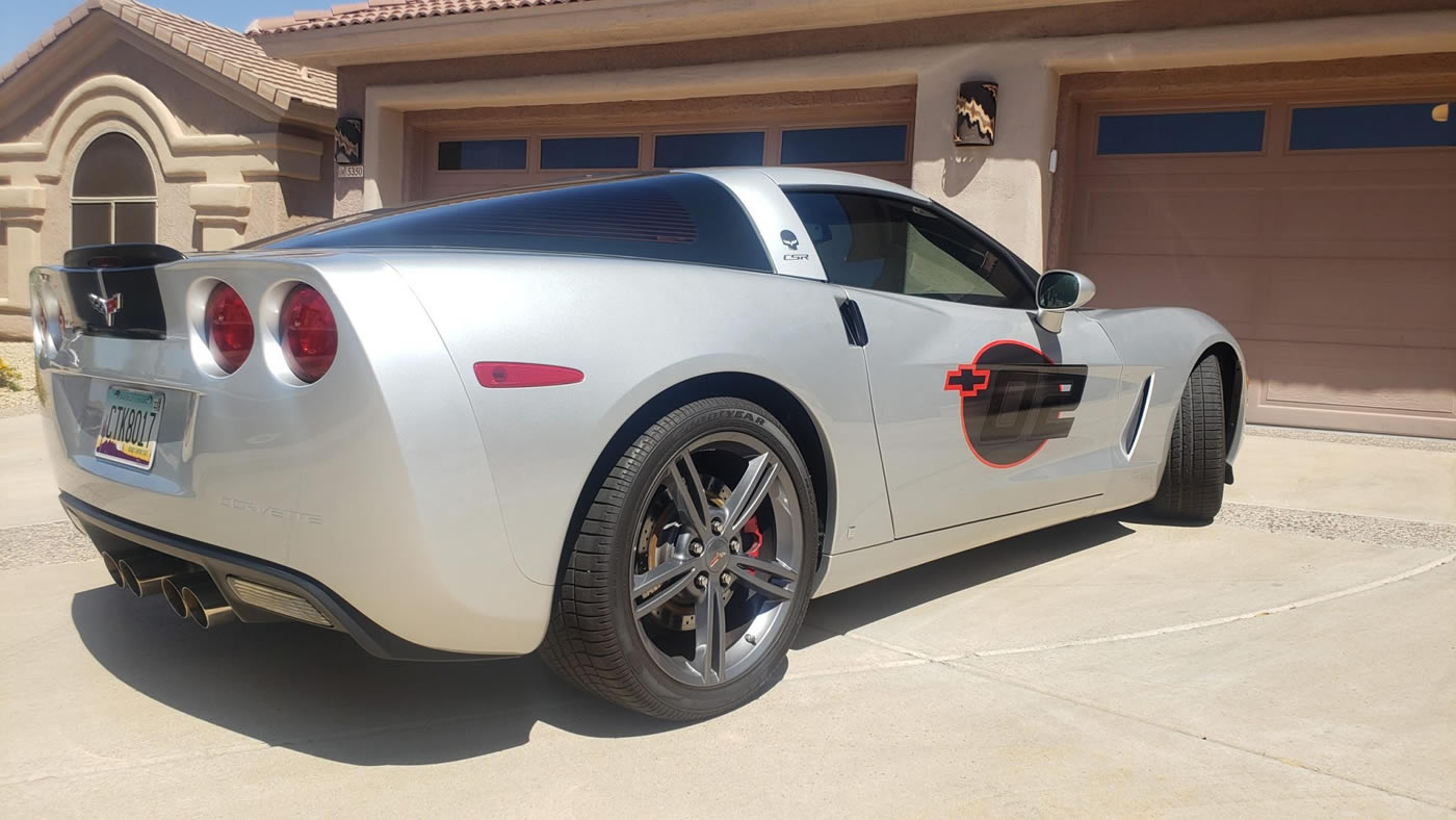 2009 Corvette CSR Coupe in Blade Silver Metallic
