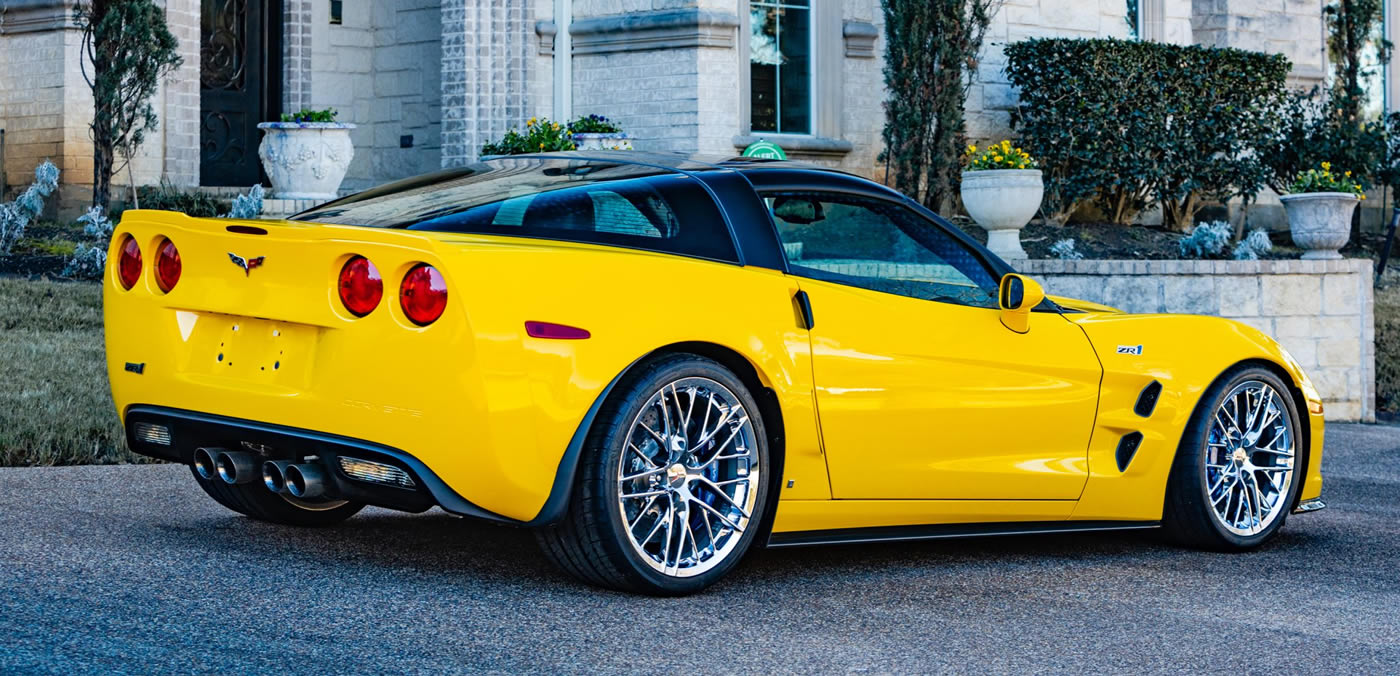 2009 Corvette ZR1 3ZR in Velocity Yellow