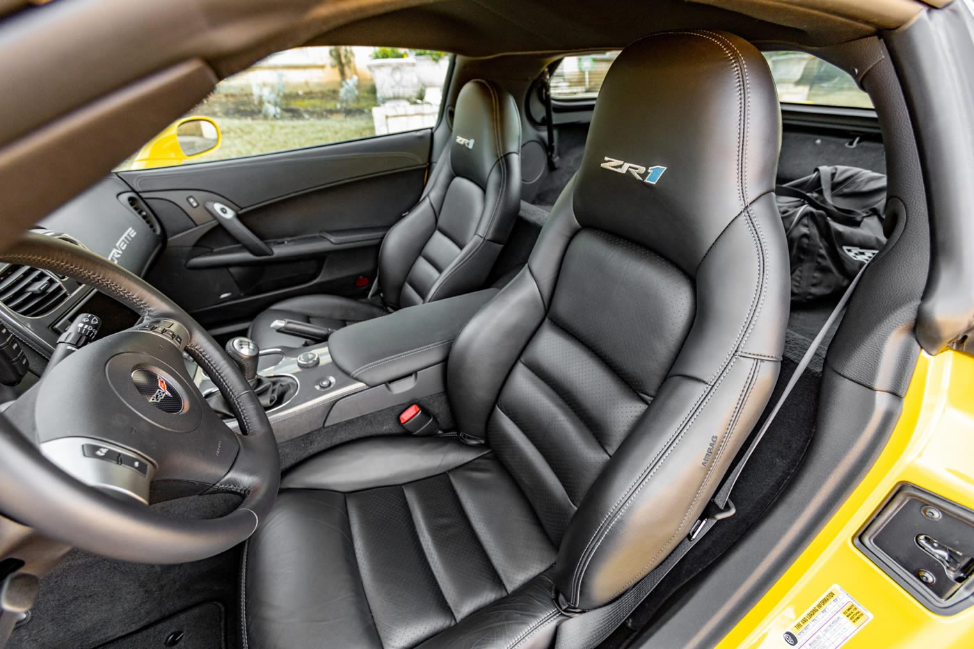 2009 Corvette ZR1 3ZR in Velocity Yellow