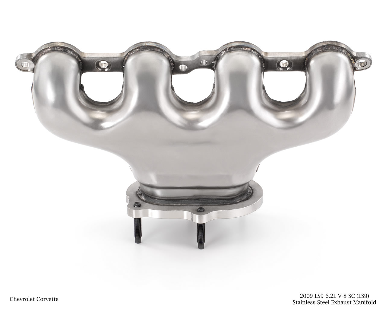 2009 LS9 6.2L V-8 SC (LS9) Stainless Steel Exhaust Manifold