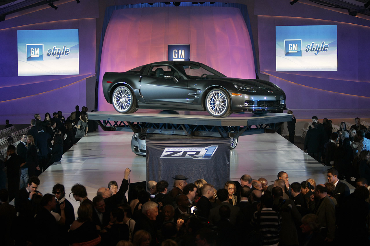 2009 ZR1 Corvette at the 2008 Detroit Auto Show