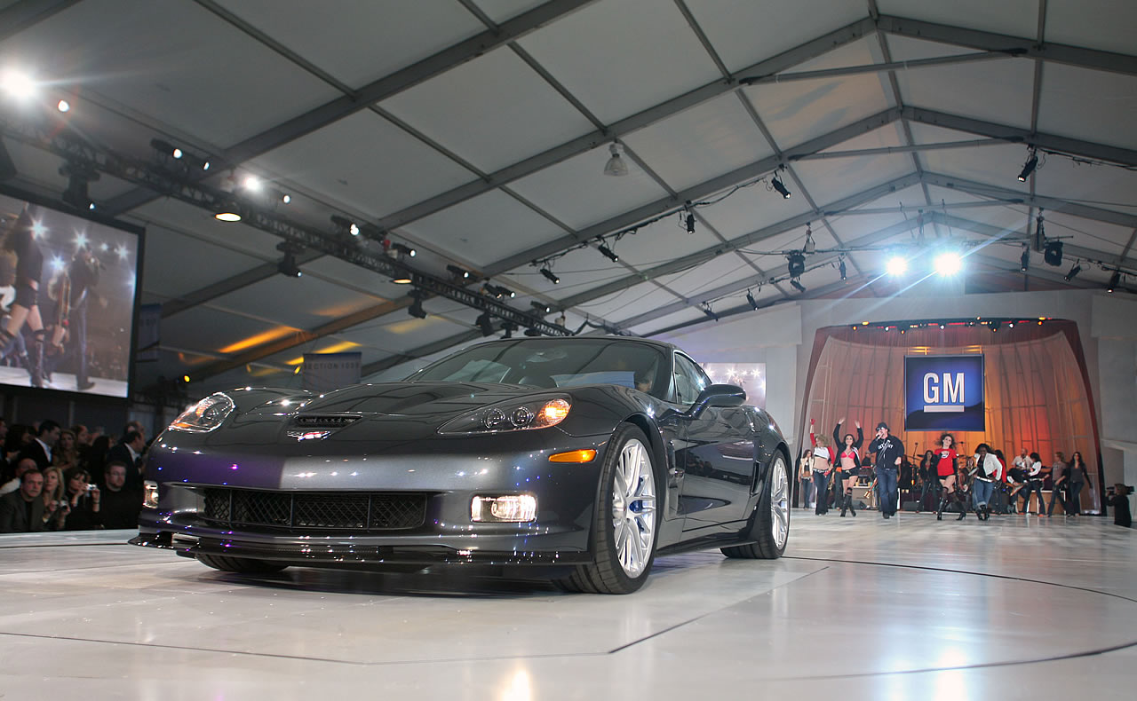 2009 ZR1 Corvette at the 2008 Detroit Auto Show