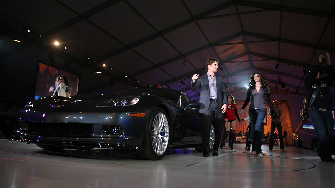 2009 ZR1 Corvette at the 2008 Detroit Auto Show