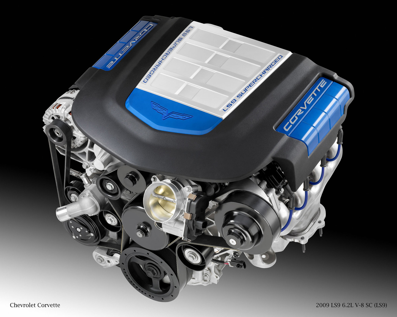 2009 ZR1 Corvette LS9 Engine