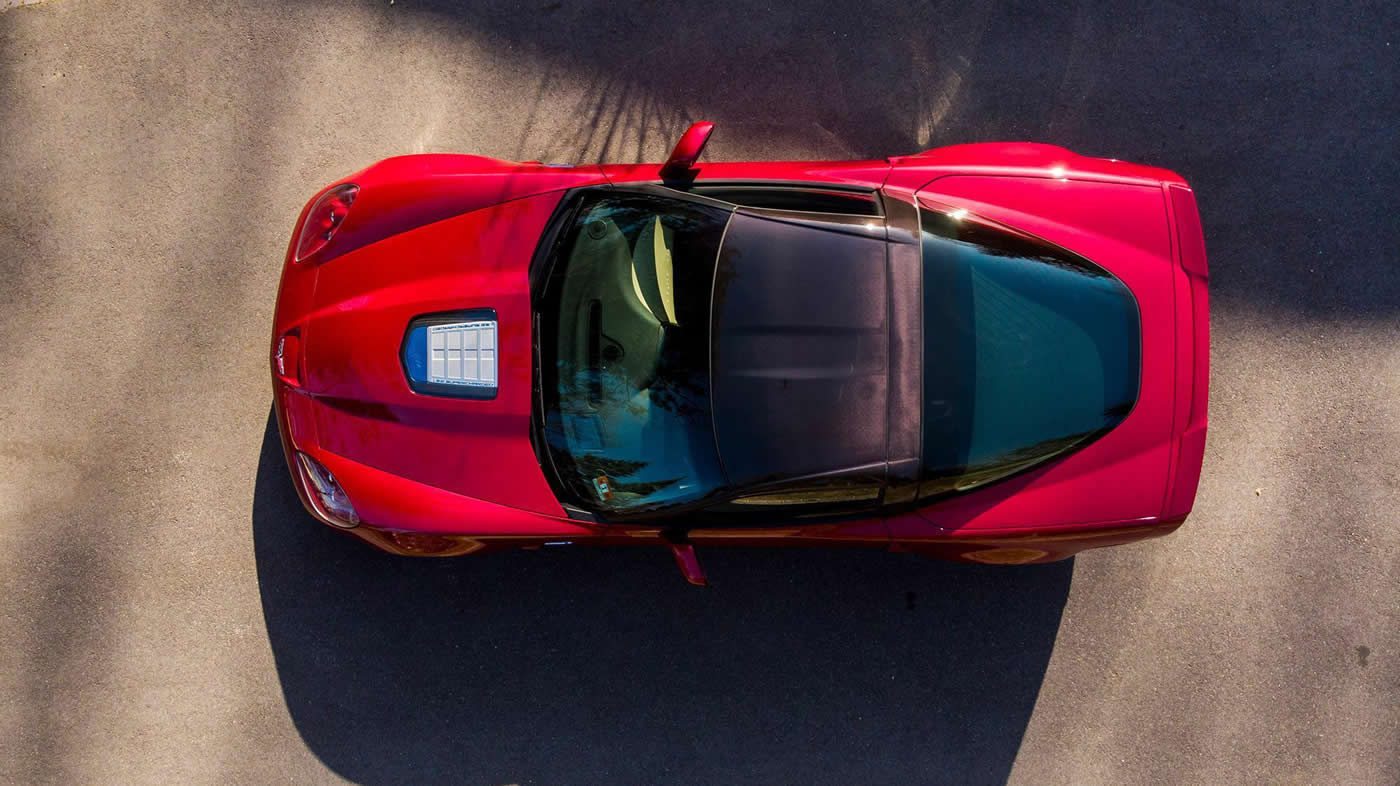 2013 Corvette ZR1 in Crystal Red Metallic